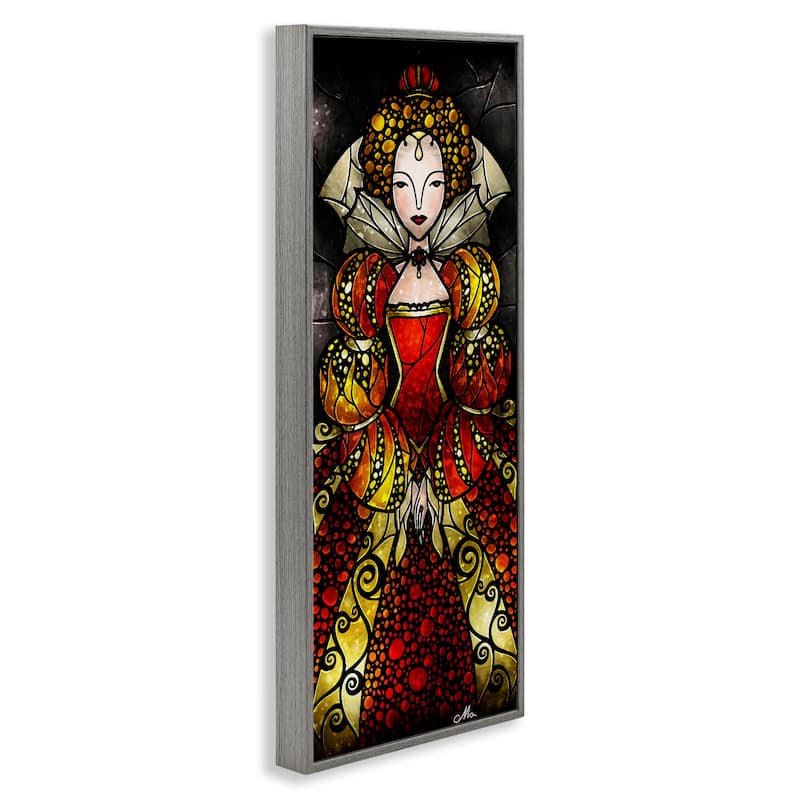 Stupell Royal Elizabeth I Portrait Framed Giclee Art Design By Mandie Manzano