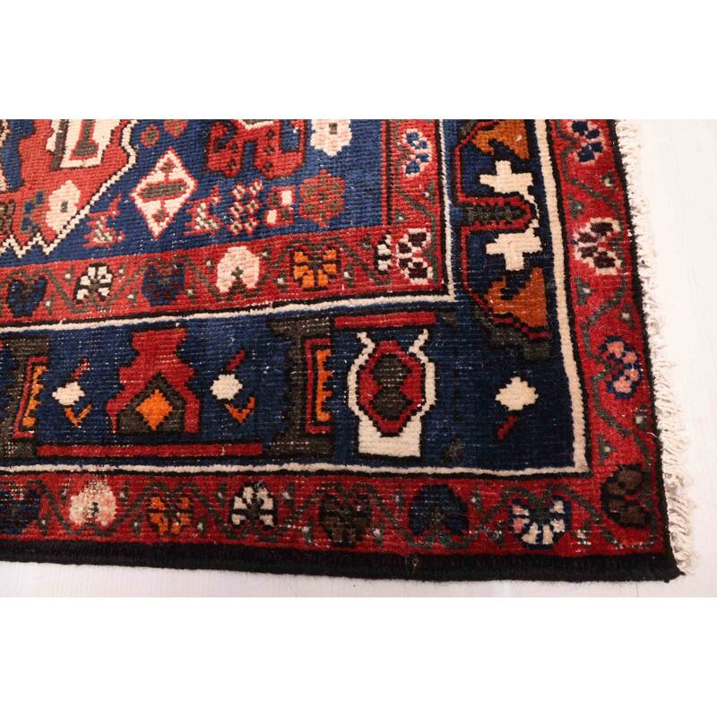 ECARPETGALLERY Hand-knotted Anatolian Vintage Red Wool Rug - 4'11 x 6'2
