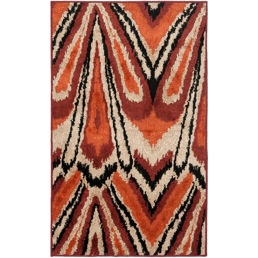 SAFAVIEH Kashmir Bobbi Abstract Silky Polyester Rug