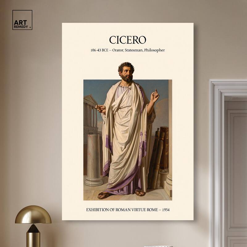 Visual Representation of Cicero Canvas by Art Remedy, Gallery Wrapped