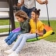 preview thumbnail 12 of 22, Trekassy 700lbs 40" Round Tree Swing with Handles for Kids 900D Oxford Waterproof 2pcs Tree Hanging Straps