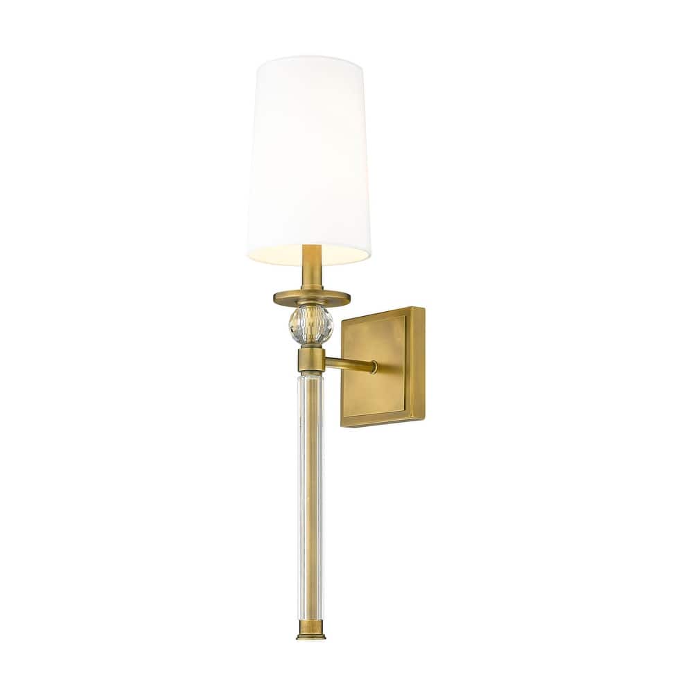 Z-Lite 805-1S-WH Mia 25" Tall Wall Sconce