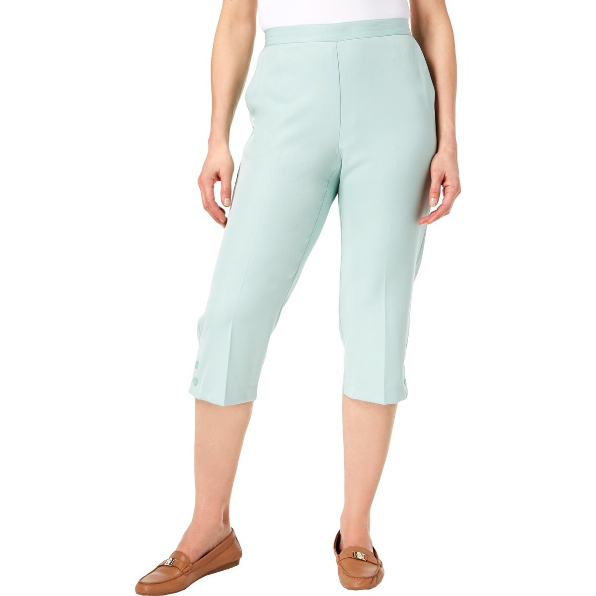 Shop Alfred Dunner Womens Daydreamer Capri Pants Pull On Casual
