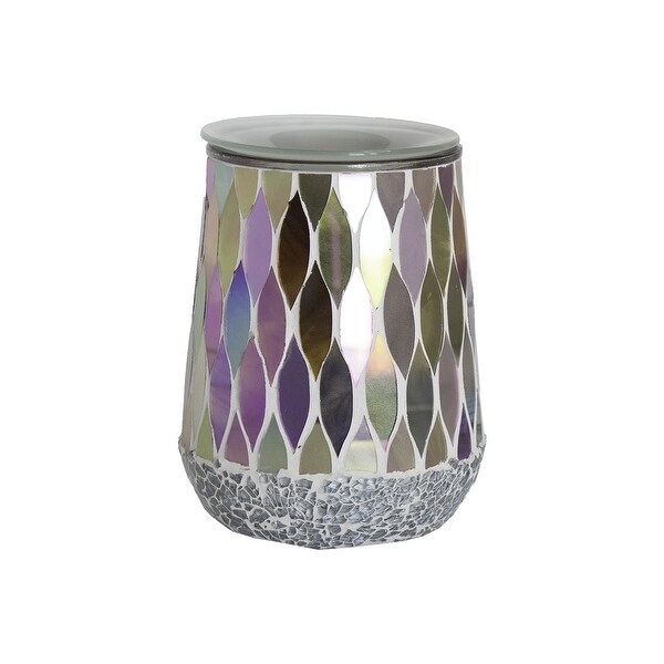 Home Indoor Decorative Scented MOSAIC Pearl Full Size Wax Warmer - Grout - N/A