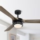 preview thumbnail 1 of 10, Aerofanture 52" Wood 3-Blade Diammable LED Ceiling Fan with Remote