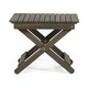 preview thumbnail 5 of 16, Malibu Outdoor Folding Side Table by Christopher Knight Home