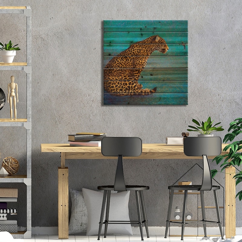 The Discussion Print On Wood by Iris Scott - Multi-Color