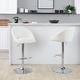 preview thumbnail 82 of 84, Porch & Den Livesey High Back Adjustable Bar Stool with Rounded T Footrest (Set of 2)