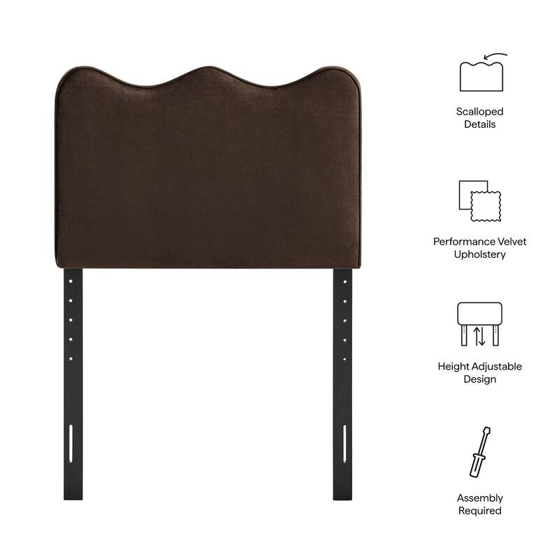 Athena Stain-Resistant Performance Velvet Headboard