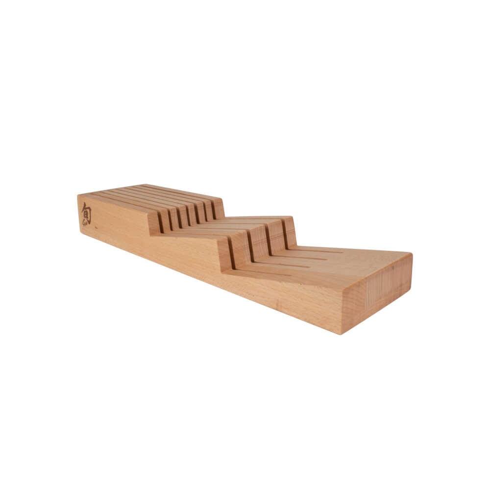 Shun 7 Slot In-Drawer Knife Tray with Shun Logo - 7 Slots