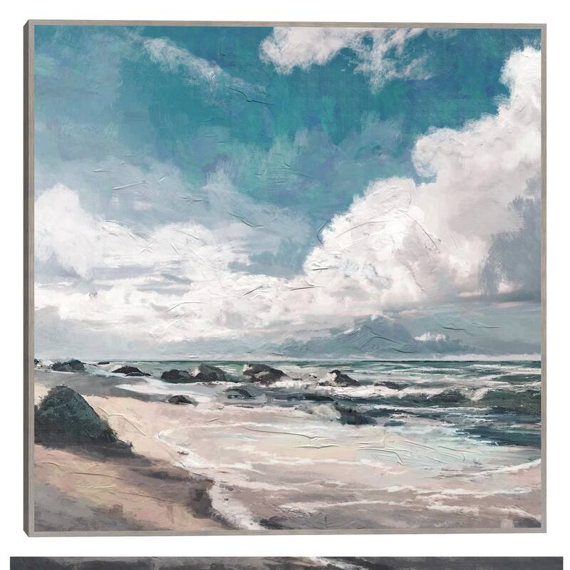 Billowing Seaside By Studio Arts Canvas Art Print