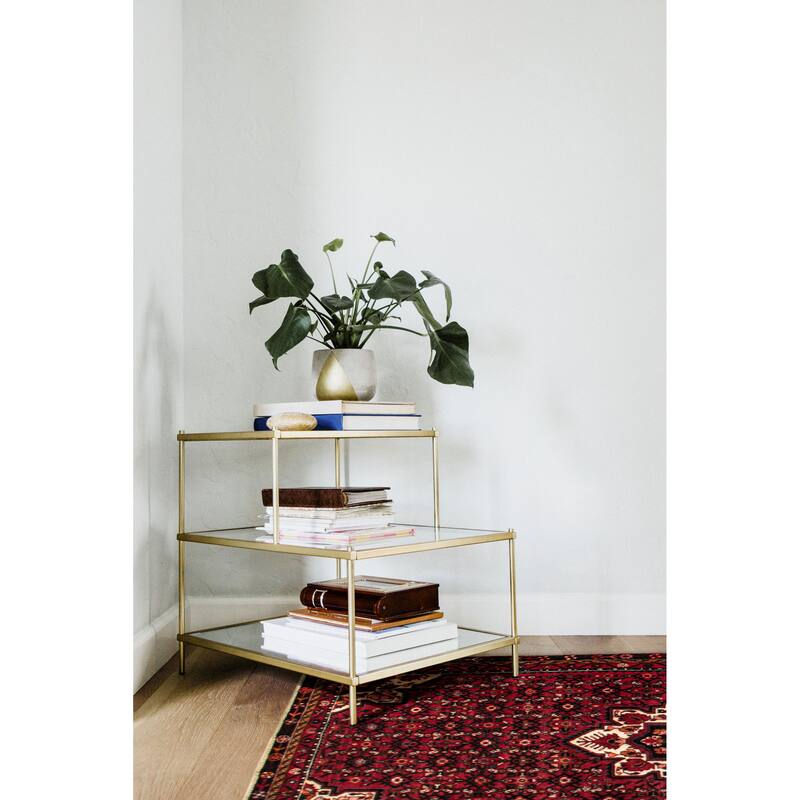 ECARPETGALLERY Hand-knotted Andelz Red Wool Rug - 4'8 x 8'10