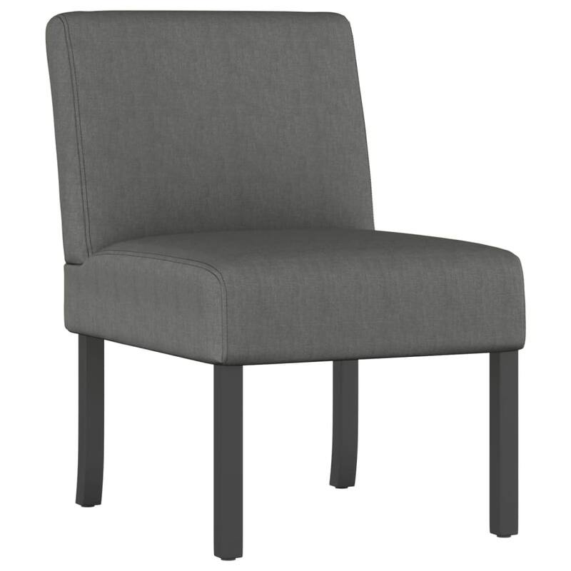 vidaXL Slipper Chair different color Fabric - 18.9" x 25.2" x 28.3"