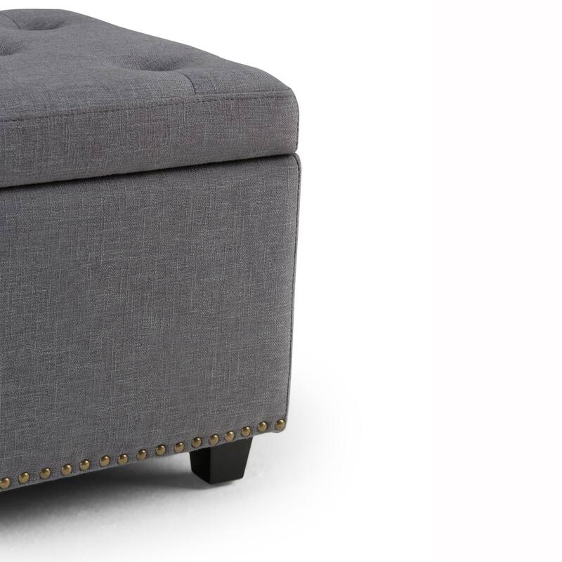 WYNDENHALL Springfield 48 inch Wide Rectangle Storage Ottoman