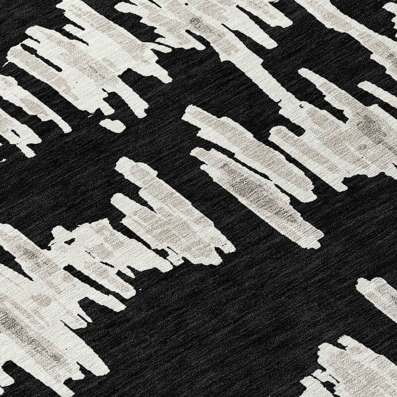 HomeRoots Striped Transitional Rectangle Outdoor Rug