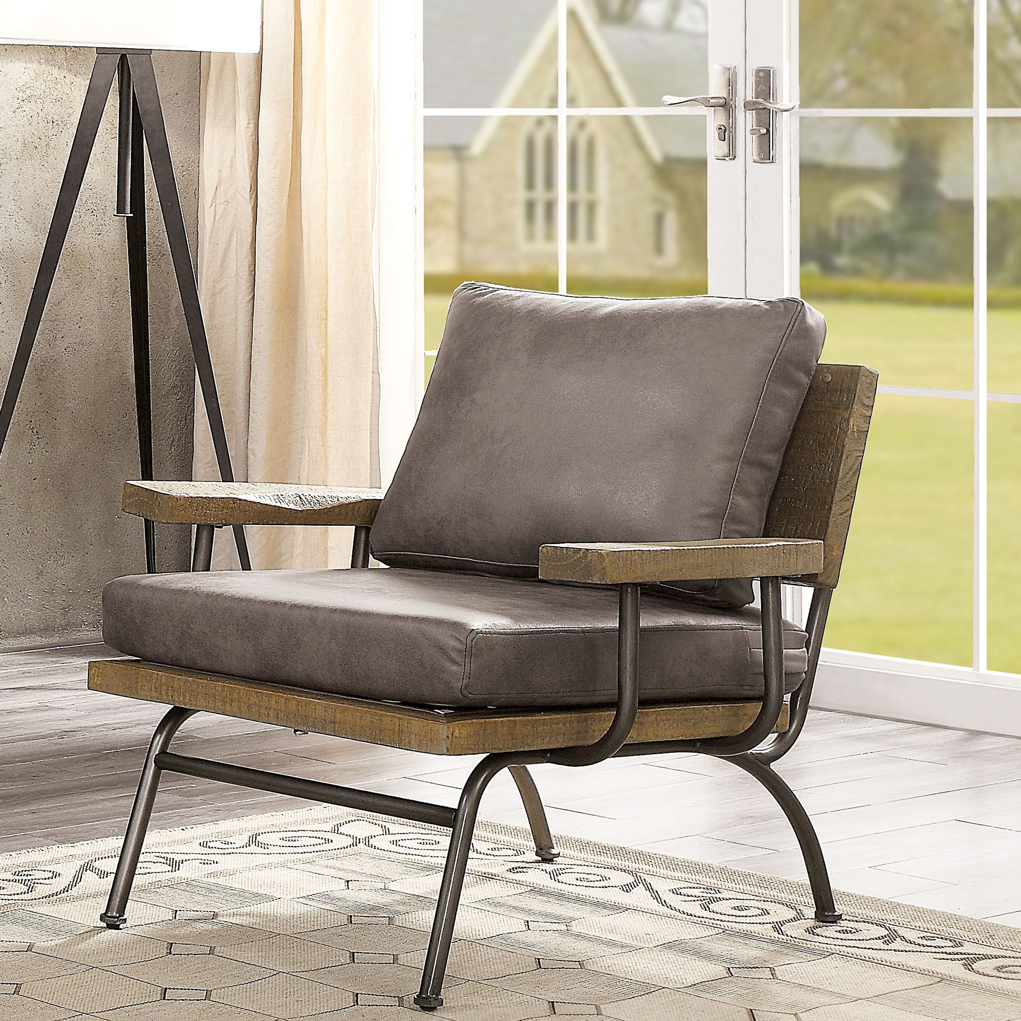 bice industrial accent chair