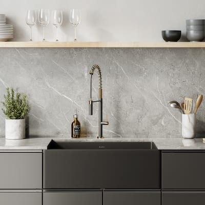 Swiss Madison SM-KS27 Lyon 30" Farmhouse Single Basin Fireclay Kitchen
