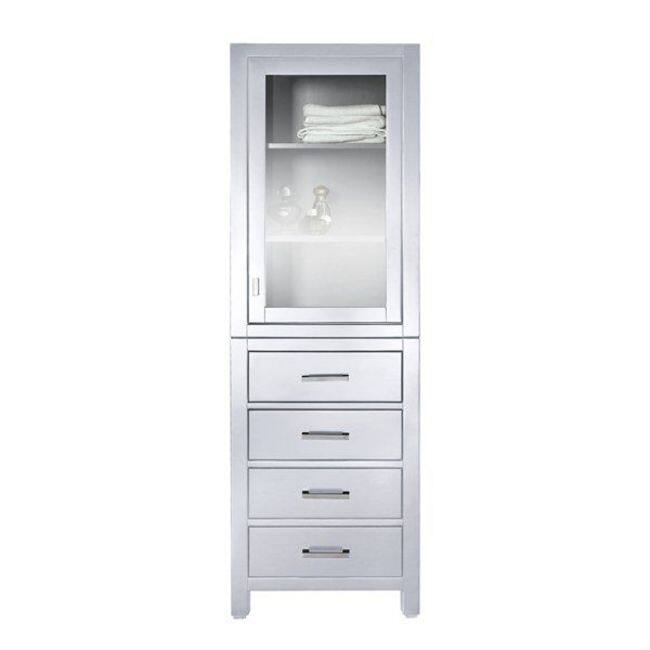 Avanity Modero 71" Wood Free Standing Bathroom Linen Tower - White