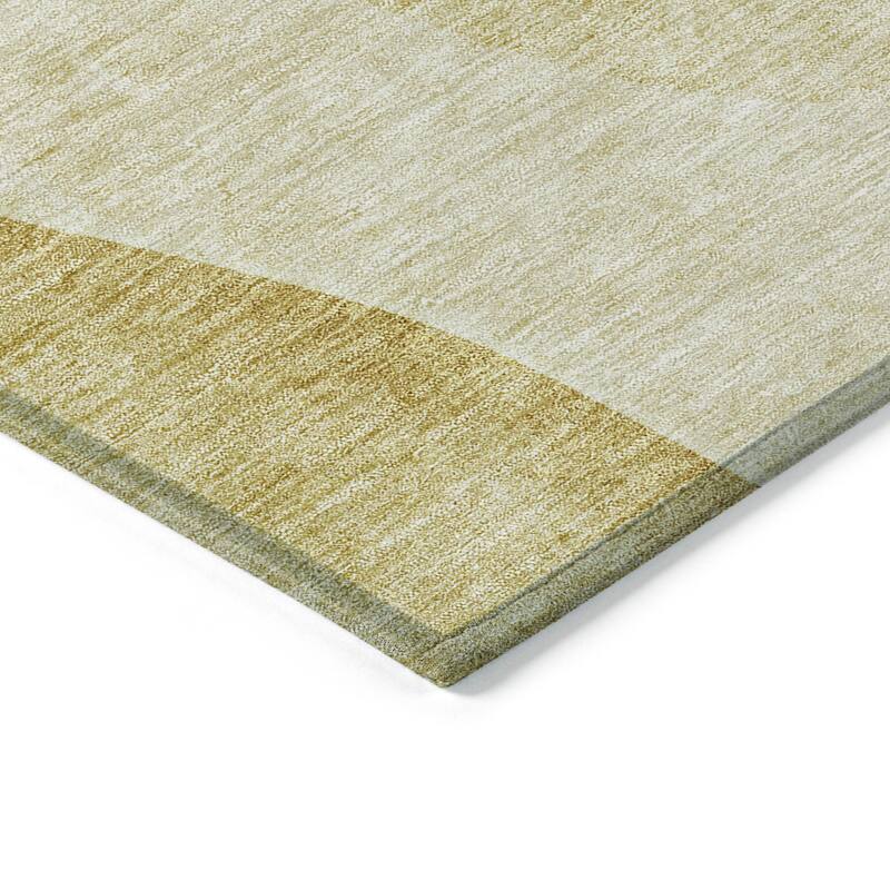 Machine Washable Indoor/ Outdoor Chantille Modern Abstract Rug