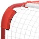 preview thumbnail 5 of 4, vidaXL Hockey Goal Red and White 53.9"x26"x44.1" Polyester