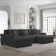 Option Grey 3-Piece Chaise Set