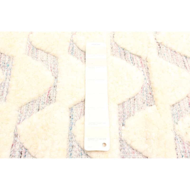 ECARPETGALLERY Hand-knotted Tangier Cream Wool Rug - 5'2 x 7'9