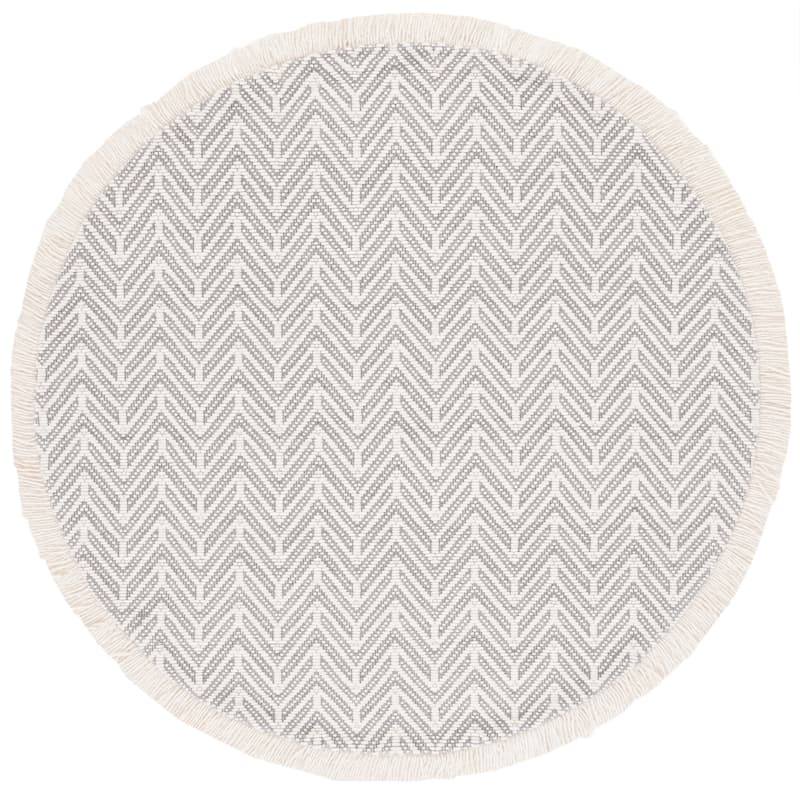 SAFAVIEH Handmade Natura Kazumi Wool Fringe Rug