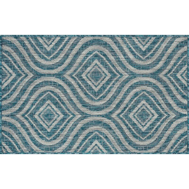 Colonnade Modern & Contemporary Abstract Indoor/Outdoor Area Rug