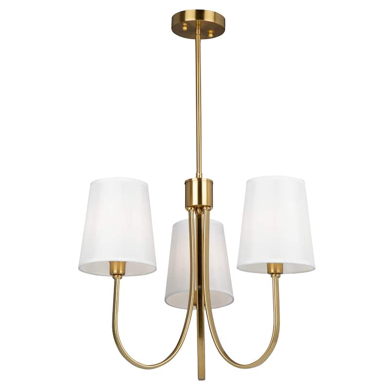 Artcraft Rhythm - Chandelier - 3-Light - Brushed Gold - Brushed Gold