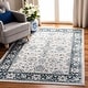 preview thumbnail 2 of 71, SAFAVIEH Isabella Hazbie Traditional Floral Oriental Area Rug 6'7" x 9' - Cream/Navy