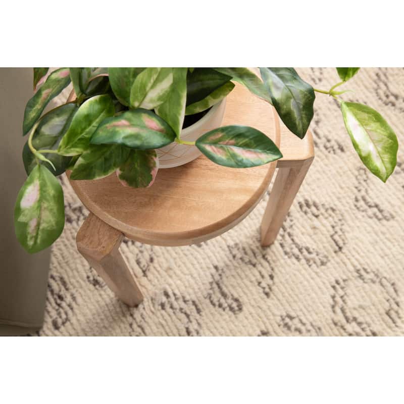 Kate and Laurel Stuart Wood Side Table - 14x14x20