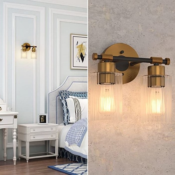Wireless bathroom vanity lights top