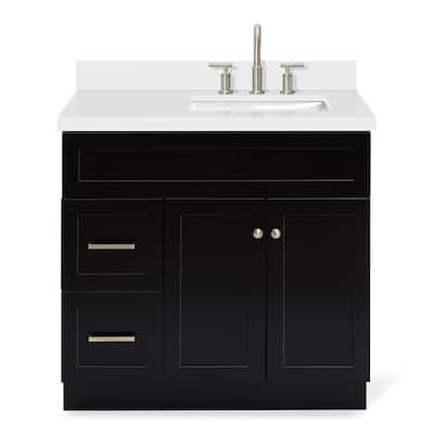 Ariel F037SRWQRVO Hamlet 37" Free Standing Single Basin Vanity Set