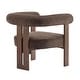 preview thumbnail 18 of 24, Gilbert Modern Upholstered Round Arm Accent Chair by Christopher Knight Home