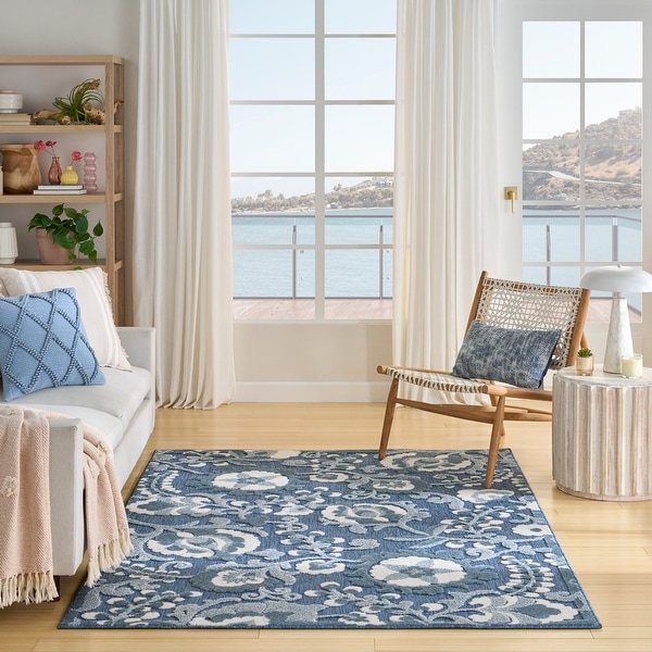 Nourison Aloha Indoor/Outdoor Floral Area Rug - On Sale - Bed Bath