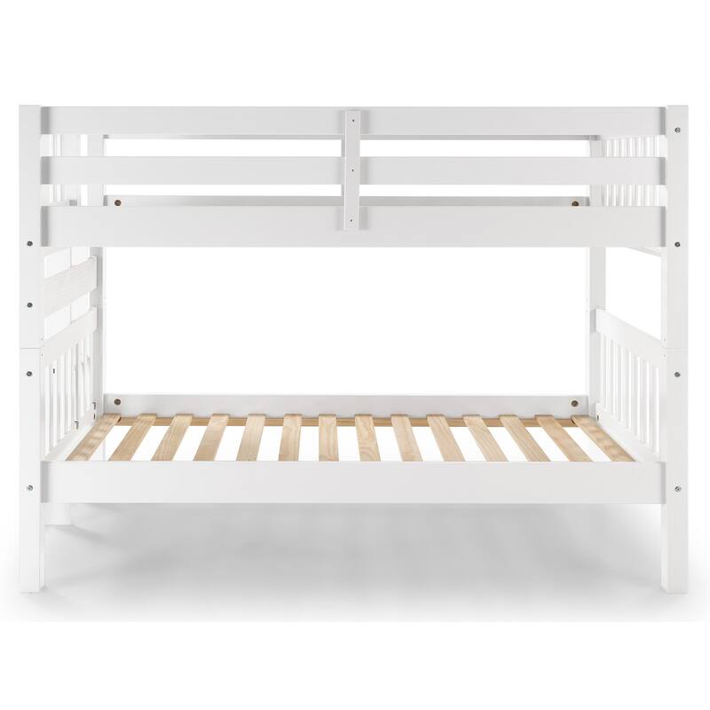 Taylor & Olive Trillium Twin over Twin Bunk Bed with End Ladder