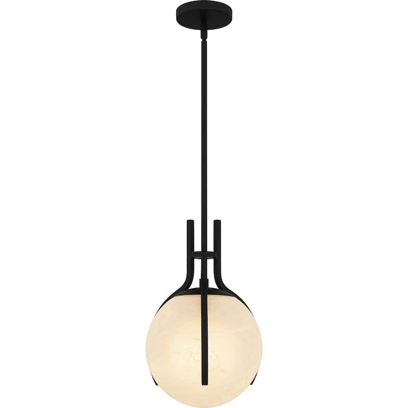 Orbit 1-Light Matte Black Pendant Light