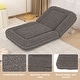 preview thumbnail 6 of 26, Folding Sofa Chair with 5 Adjustable Positions Plush Floor Lounge Chair for Gaming, Meditation, and Relaxation