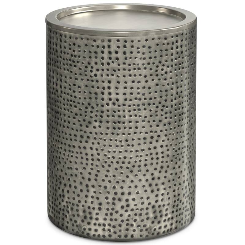 WYNDENHALL Ledger 16 inch Wide Industrial Metal Side Table & Fully Assembled