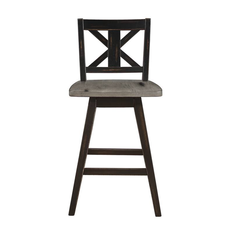 Roux Swivel Counter Height Barstool (Set of 2)