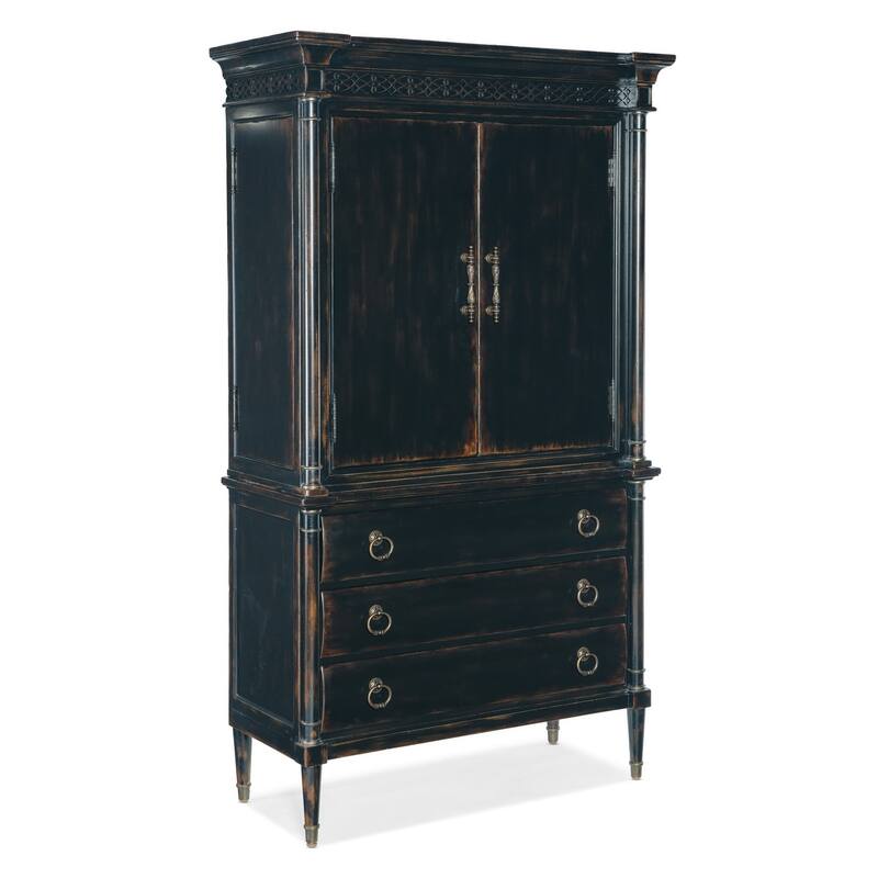 Hooker Furniture 6750-90014 Charleston 46" Wide 4 Drawer Cherry - Black Cherry