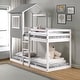 preview thumbnail 16 of 31, Tree House Bunk Bed White/Grey