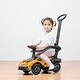 preview thumbnail 3 of 7, 2-in-1 Licensed Lamborghini Push Ride-On Car for Toddlers with Steering Wheel, Horn, Engine Sound, Storage & Removable Guardrail