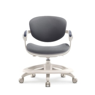 Ergonomic Kids Desk Chair with Rotating Footrest | Growing Office Chair with Adjustable Seat and Lumbar Support