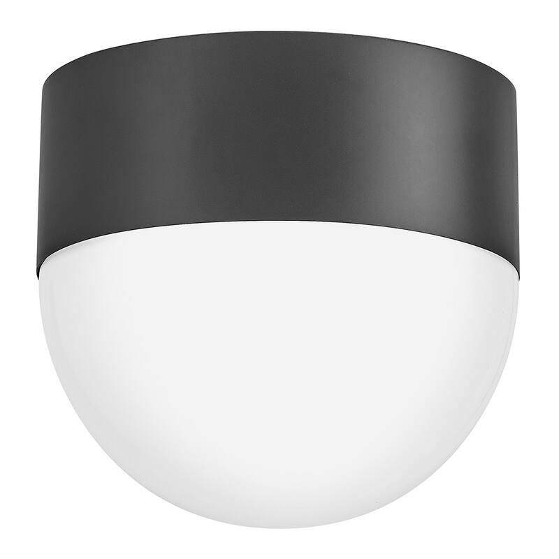 Lark 82091 Bardi 1 Light 8" Wide Flush Mount Bowl Outdoor Ceiling