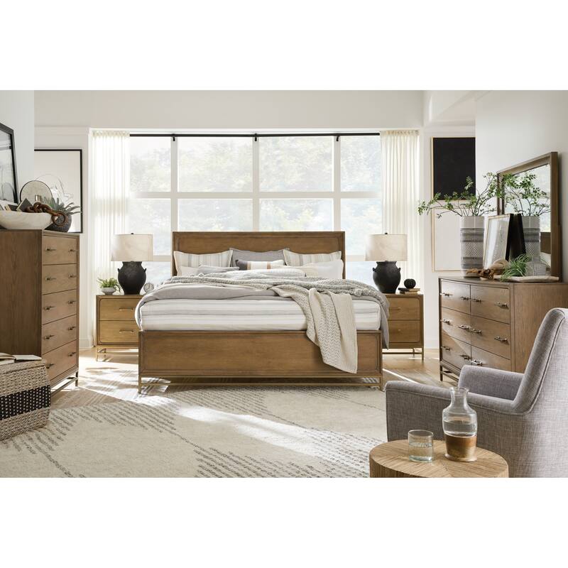 Magnussen Home Lindon Belgian Wheat And Coffee Bean Double Drawer Dresser
