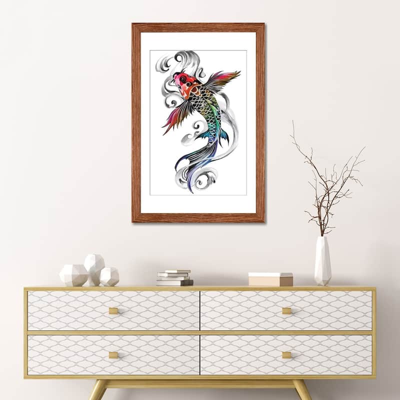 iCanvas "Rainbow Koi" by Katy Lipscomb