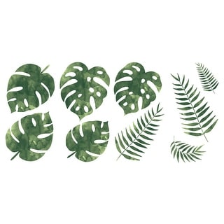 RoomMates Green Palm Leaves Wall Decals