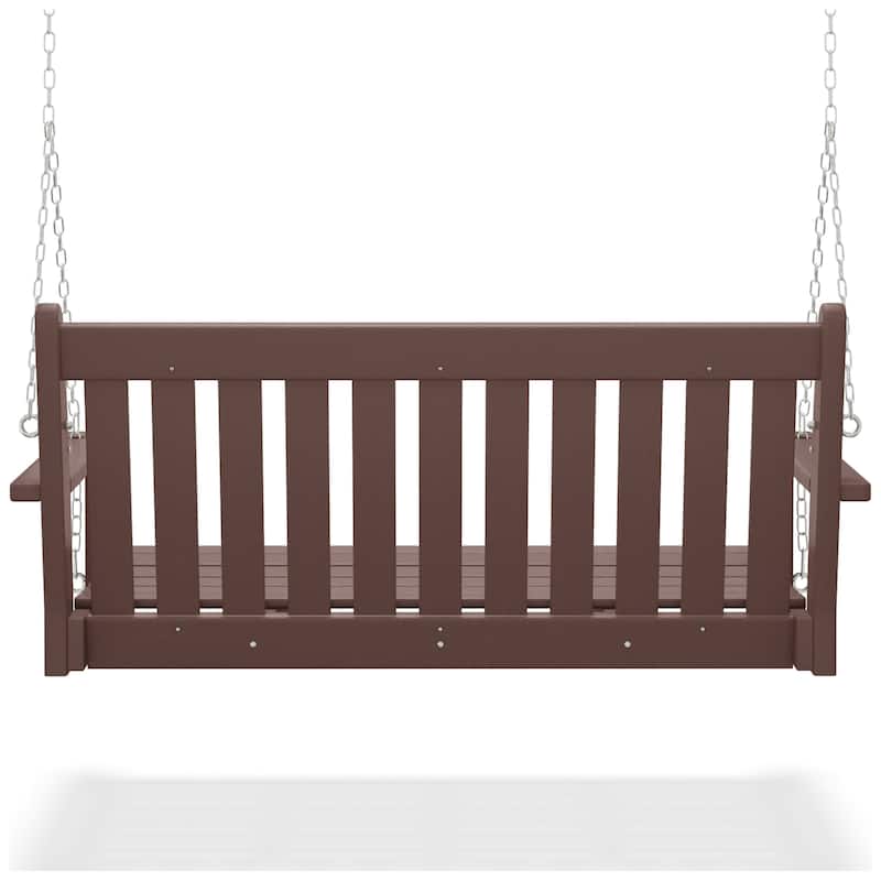 Laguna Outdoor Patio 51 Inch Traditional Hanging Porch Swing