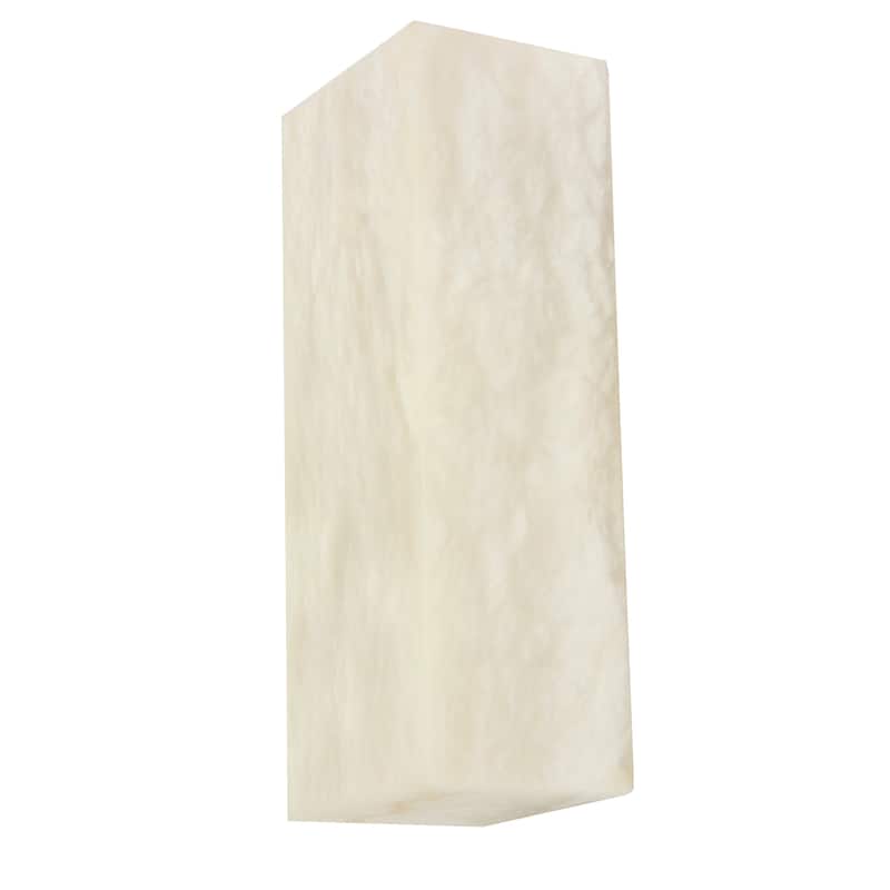 Beacon Lighting Times LED Wall Sconce in Alabaster - White